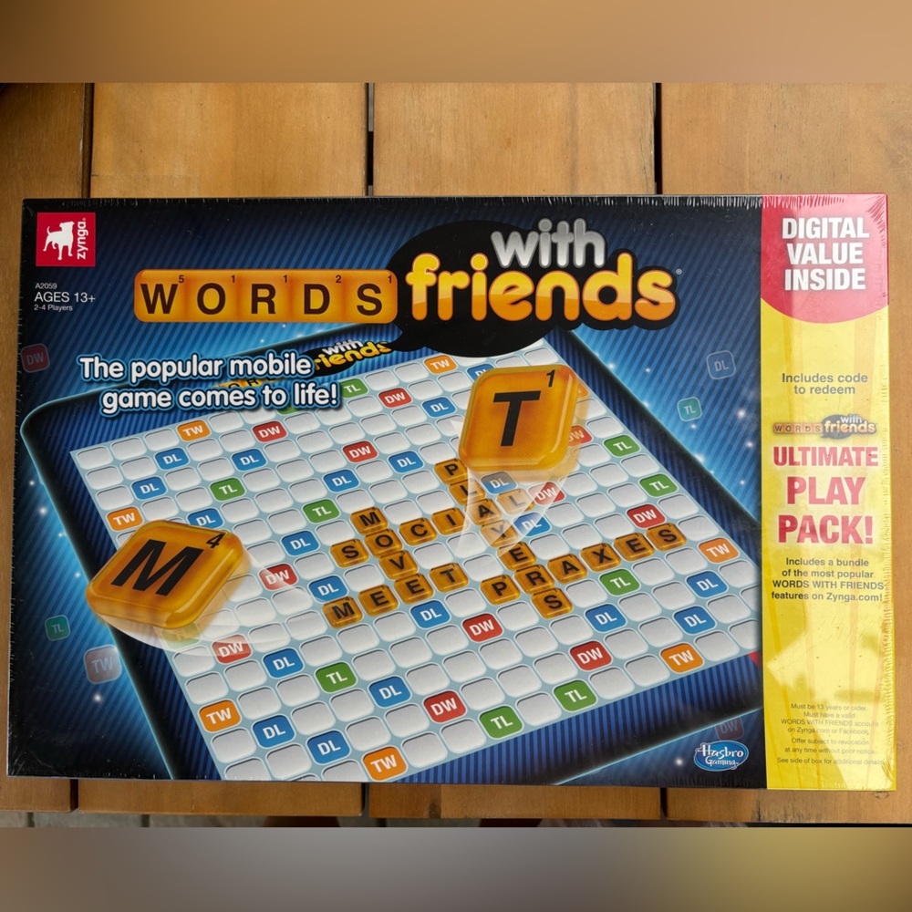 NWT Words With Friends Board Game
